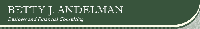 Betty J. Andelman, based in Rochester, New York, provides accounting services to companies that need financial help on an interim basis.